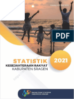 2021 - Statistik Kesejahteraan Sragen - BPS