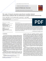 The Study of Cistanche Deserticola Using Fourier Transform Infrared Spectros