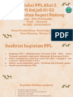 Refleksi PPL Aksi 2 PPG Daljab K1 G2 Universitas Negeri Padang