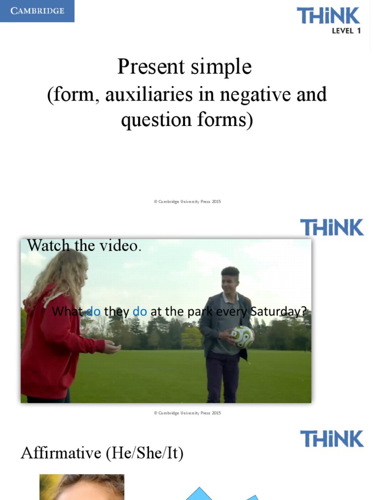 Grammar Presentation 1 Present Simple | PDF | Linguistic Morphology ...