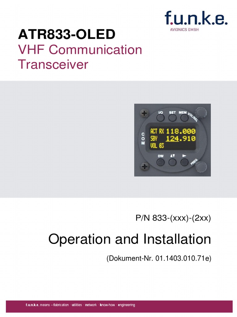ATR833 | PDF | Radio | Microphone