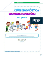 Evaluación Diagnóstica 5° - Comunicación 2023 (2466)