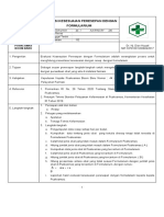 SOP Evaluasi Kesesuaian Peresepan Dengan Formularium - Revisi