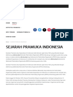 SEJARAH PRAMUKA INDONESIA - Kwarda Jatim