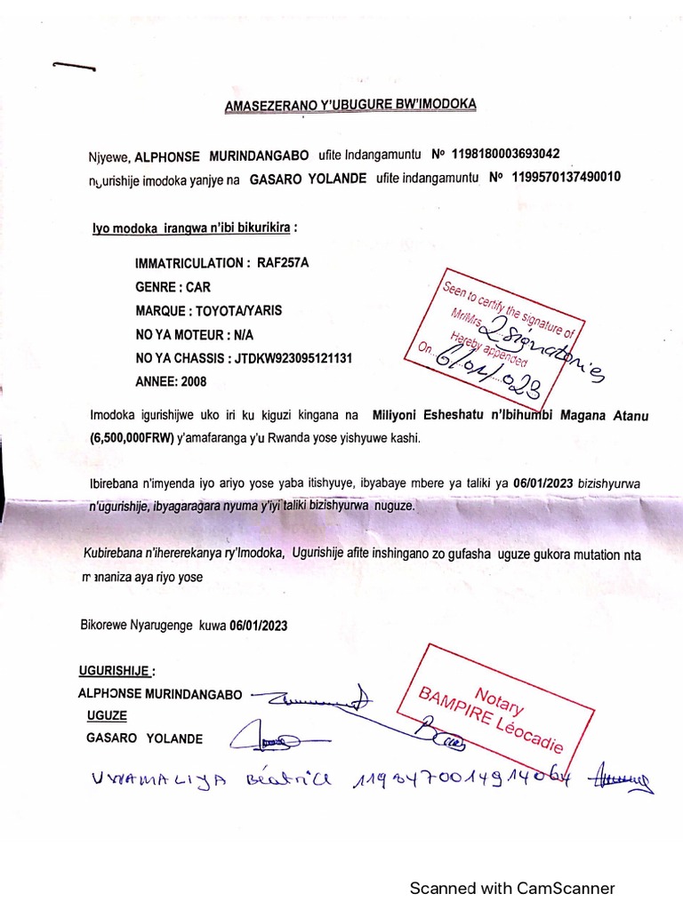 Contract and Procuration | PDF