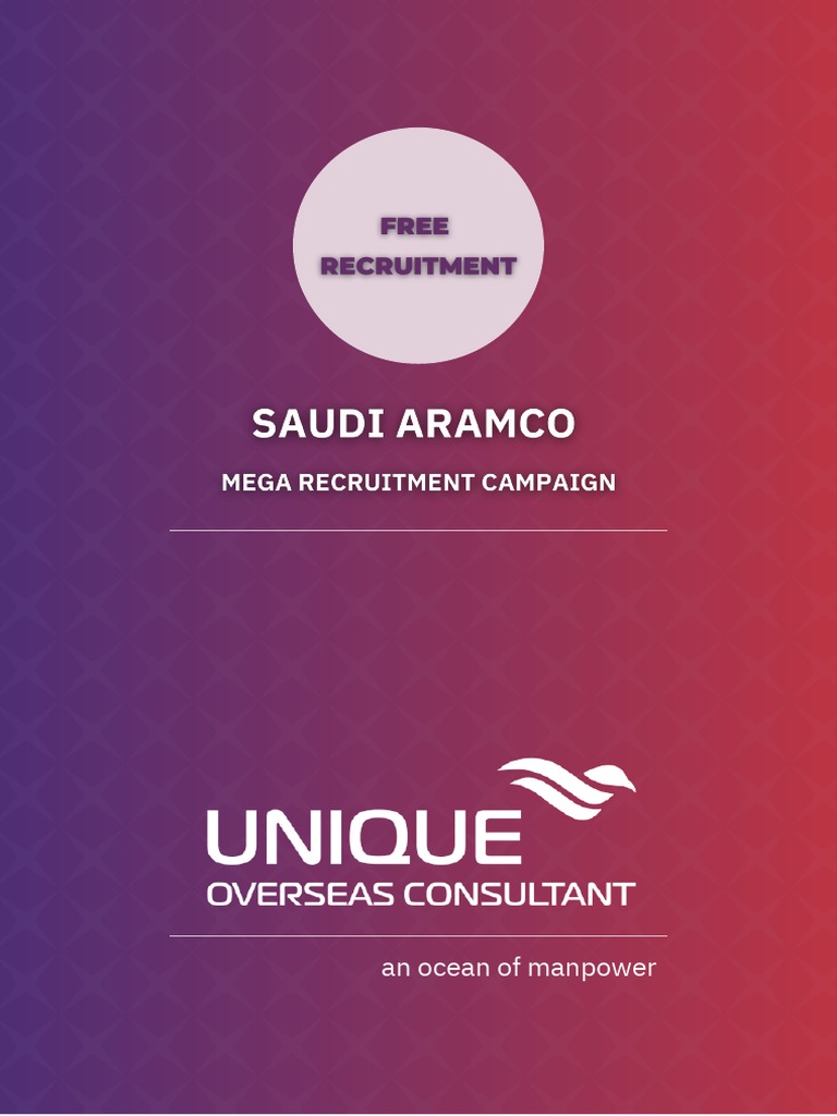 SaudiAramco Mega Recruitment Campaign PDF Engineer Physical Sciences