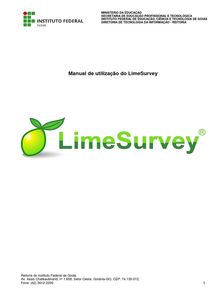 Lime Survey PDF Informática