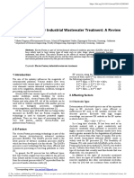 Electro-Fenton For Industrial Wastewater Treatment