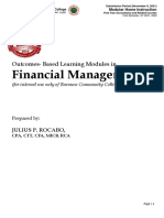 Financial Management Module 4 Updated