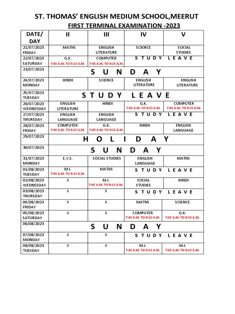 FIRST_TERM_DATESHEET_II_V_2023_2024 PDF