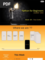 Week 04 Flow Control in Python