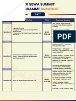 C20 Sewa Summit Programme Schedule (27.6.23)