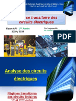 RÃ©gme Transitoire Circuits Ã©lectriques