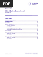 Global Sailing Schedules API Technical Guide