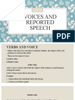 Voices and Reported Speech