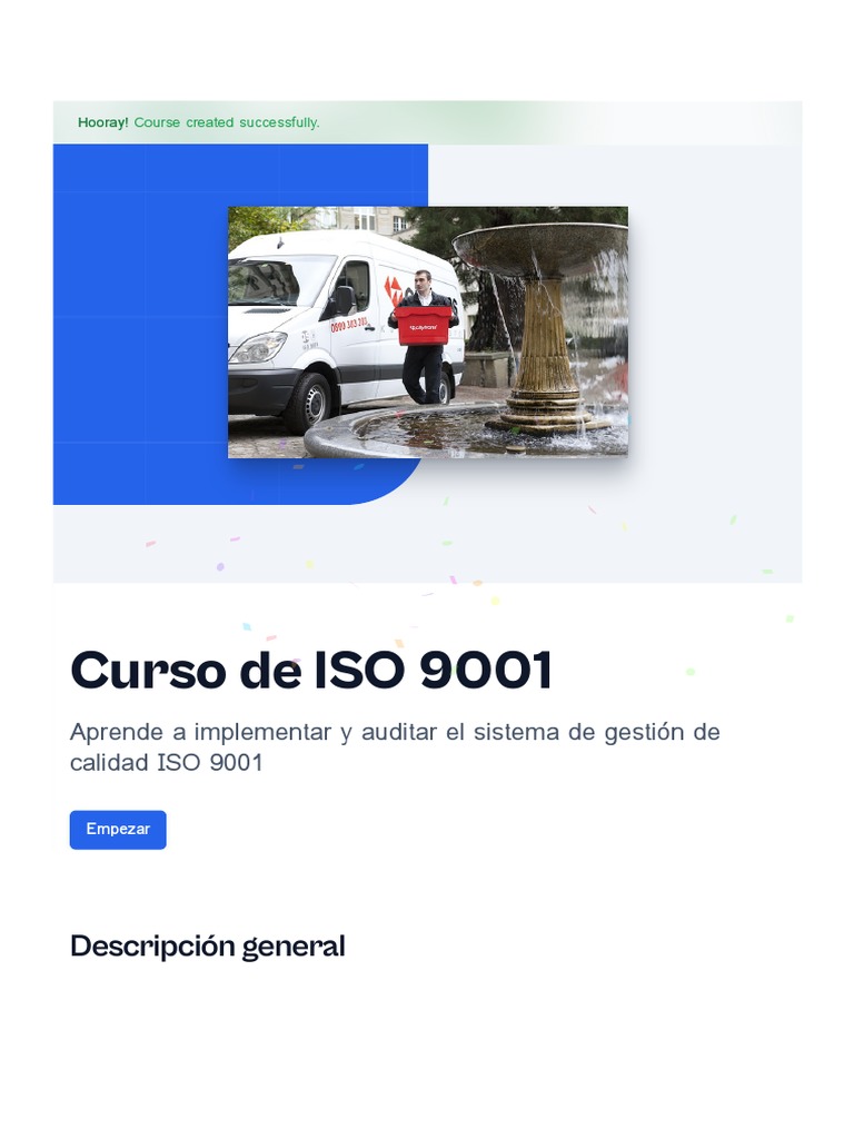 Curso de Implementación ISO 9001 | PDF | Calidad (comercial) | Auditoría