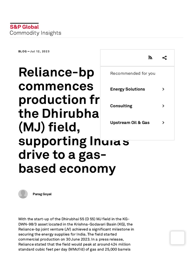 reliance-bp-commences-production-from-the-dhirubhai-55-mj-field