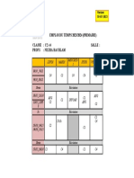 Emploi Du Temps Prof 23-24