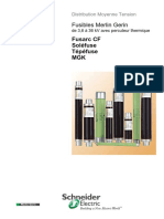 Fusibles Merlin Gerin de 3,6 À 36 KV Avec Percuteur Thermique Fusarc CF Soléfuse Tépéfuse MGK (2002)