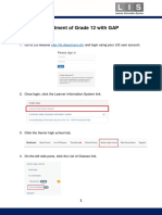 Tutorial - Enrolment of G12 With Gap