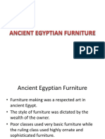 Ancient Egyptian Furniture