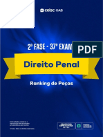 E-Book - Ranking de Peças - Oab 2a Fase Penal