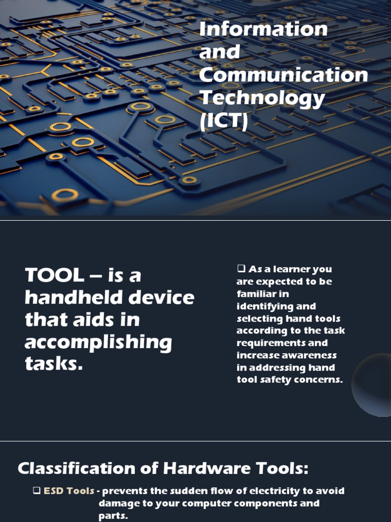Classification of Hardware Tools PDF Screw Electrostatic Discharge