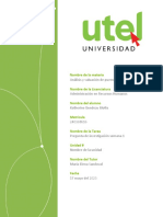 Analisis y Evaluacion de Puesto Semana 1