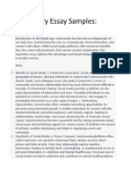 Expository Essay Samples