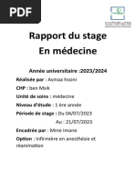 Rapport de stage en milieu hospitalier | PDF | Hôpital | Allaitement
