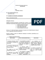 Informe de Estudiantes Reprobados 1ºa