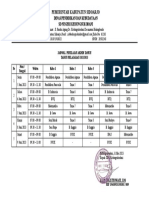 Jadwal Penilaian Akhir Tahun