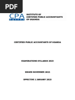 CPA Financial Accounting Syllabus