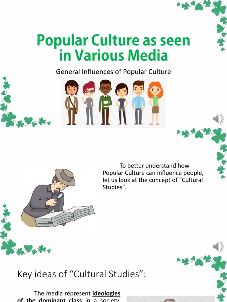 Lesson 5 - Pop Culture As Seen in Various Media | PDF | Popular Culture ...