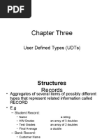 CH - 3 User Defined Types (UDTs)