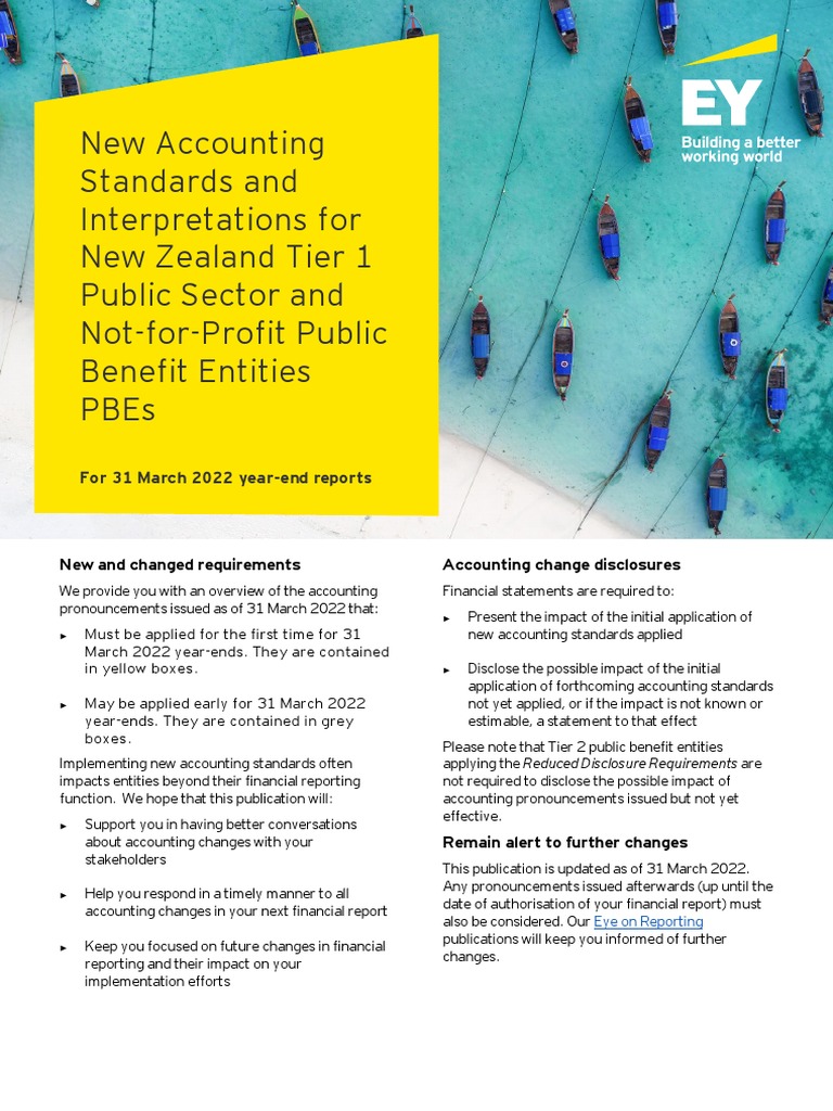 New PBE Accounting Standards Overview | PDF | International Financial Reporting Standards ...