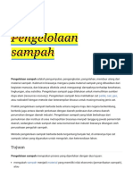 Pengelolaan Sampah - Wikipedia Bahasa Indonesia, Ensiklopedia Bebas