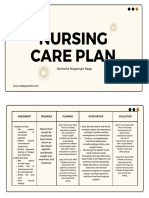Nursing Care Plan: Rochelle Maglangit Rago