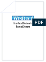 Fire Rated Duct - WinDuct Technical Submittal