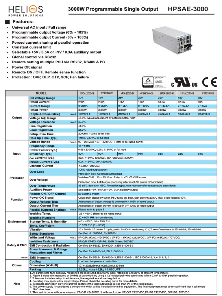 Hpsae 30000 24 PDF Power Supply Information And Communications Technology