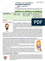 EVALUACIÓN DIAGNÓSTICA 5to