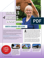 Horsemanship Journal Magazine Calming Signals An Introduction