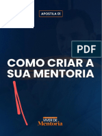 Apostila 1-Como criar sua mentoria- Desafio VDM-Jonas Kaz