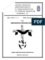 Tata Ibadah Paskah I (Bhs. Indonesia), 09.04.2023