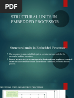 Structural Units in Embedded Processor