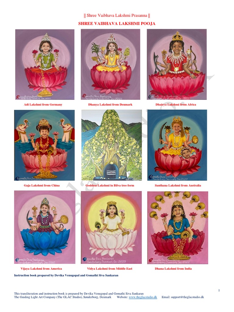 Vaibhava Lakshmi Pooja Instructions | PDF | Devi