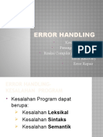 Penanganan Kesalahan (Error Handling)