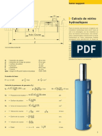 Calculs de Vérins Hydrauliques: Vérin Hydraulique Double Effet