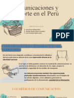 Comunicaciones y Trasporte en El Peru