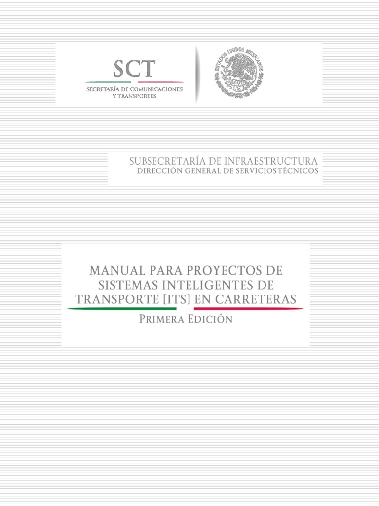 Manual de Proyectos de Sistemas Inteligentes de Transporte ITS en ...
